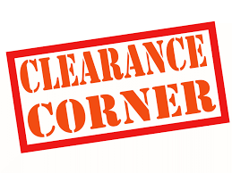CLEARANCE CORNER